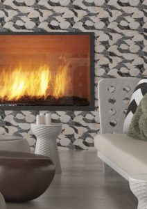 Statement Tiles Fireplace 