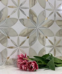 Bouquet of rose flowers Tile Mural Kitchen Bathroom Backsplash Marble Ceramic 