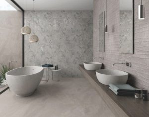 Jumanji Pearl in Modern Bathroom