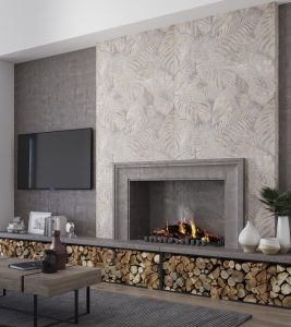 Mir Mosaic Manufacturer And, Modern Fireplace Tile Surround Ideas