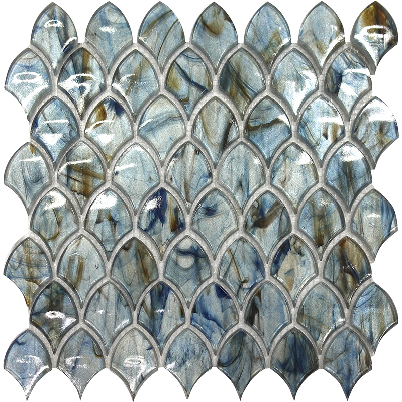 Verona – Platinum Silver Glass & Mirror Mosaic – 23X23mm – G30067 – The  Cornwall Tile Company
