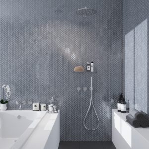 Gorgeous Black Tile Showers